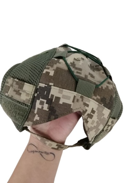 Кавер-чехол для шлема Fast-Mich с сеткой Пиксель ММ14 - изображение 2