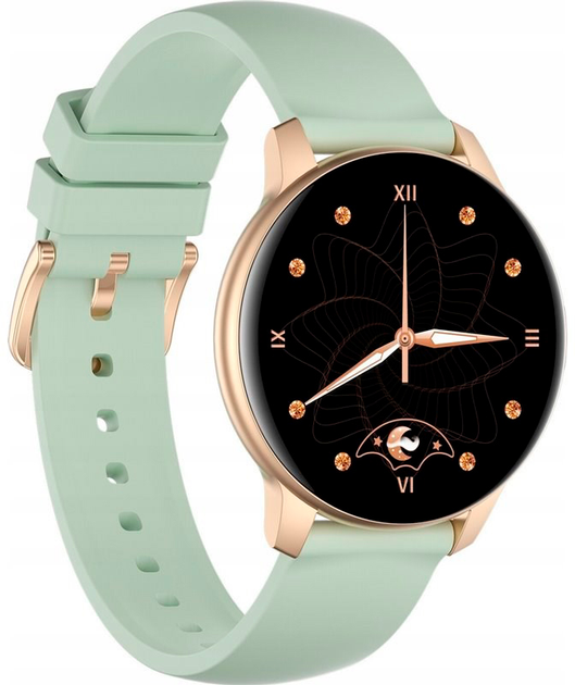 Смарт-годинник Oromed Smartwatch Oro Active Pro 1 Green/Gold (AKGOROSMA0028) - зображення 5