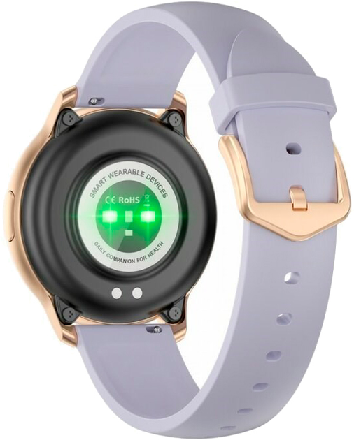 Smartwatch Oromed Smartwatch Oro Active Pro 2 Fioletowy/Złoty (AKGOROSMA0029) - obraz 6