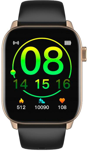 Смарт-годинник Oromed Smartwatch Oro Smart Fit 6 Black/Gold (AKGOROSMA0027) - зображення 2