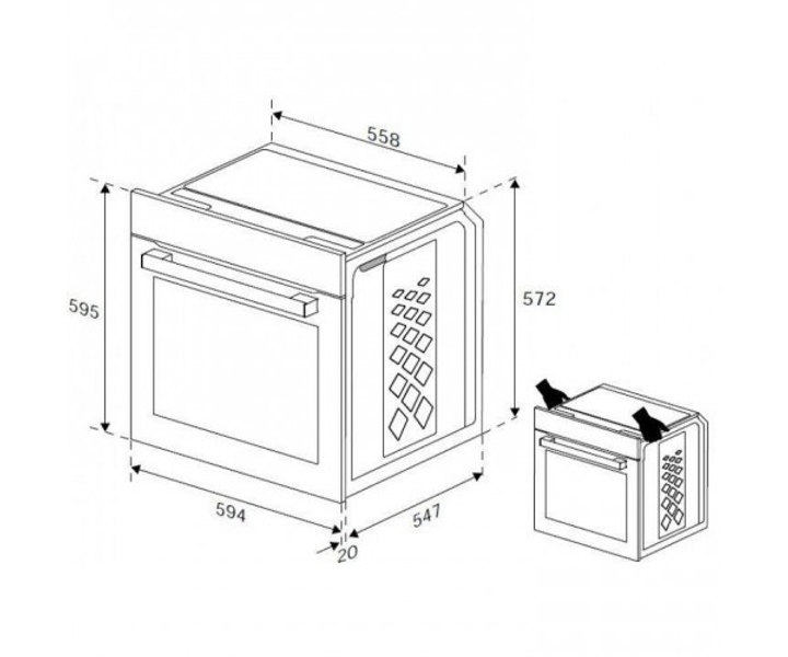 Духовка електрична Beko BBIE123002XD - зображення 9