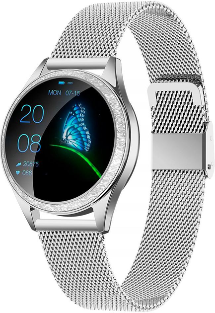 Smartwatch Oromed Smartwatch OroMed Oro Smart Crystal Silver (AKGOROSMA0019) - obraz 1