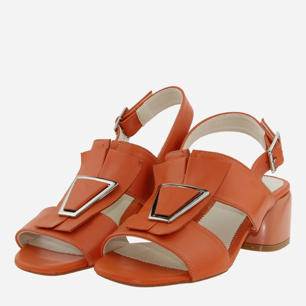 Женские босоножки Classic Style R02031 37 24 см Оранжевые (H2000029759543) 