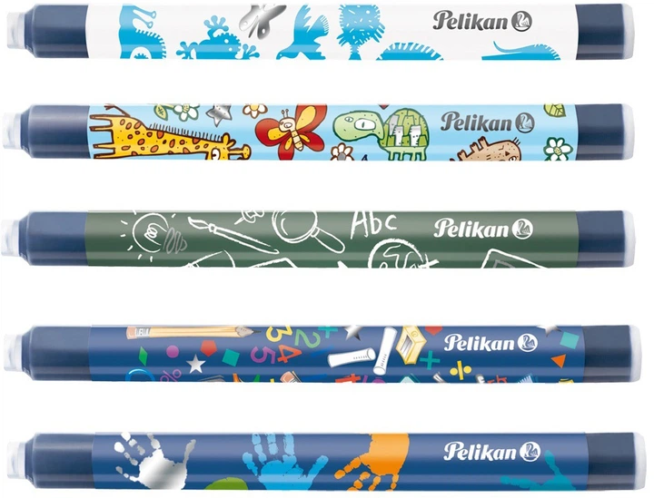 Чорнильні картриджі довгі Pelikan 4001 Fancy Royal Blue сині, такі, що стираються, х 5 шт (338236) - зображення 3