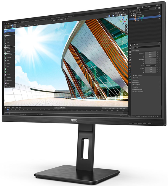 Монітор 27" AOC 27P2Q - зображення 5