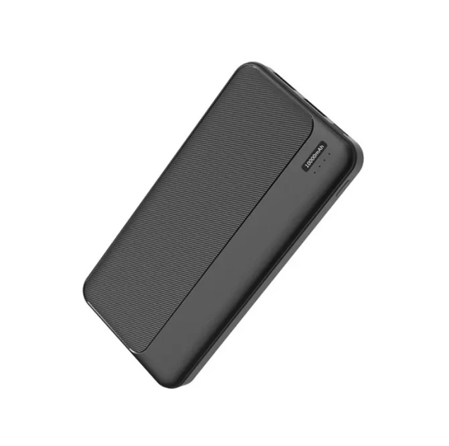 Портативний акумулятор Повер Банк Power Bank Inkax PB-01A 10000 mAh Чорний - зображення 1