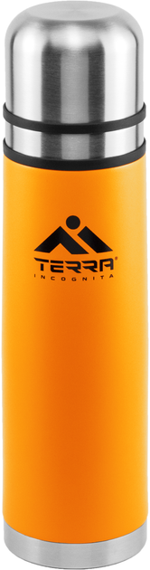 Термос туристический Terra Incognita Fest 1000 мл Оранжевый ...