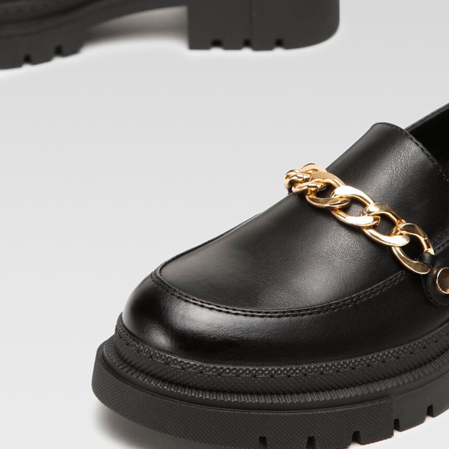 Жіночі лофери DeeZee Be On Time HL995-1 36 22.5 см Black (5904862552750) - зображення 5