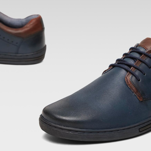 Чоловічі дербі Cesare Cave VICTOR3-44-MI08 40 26.3 см Cobalt Blue (5904862577814) - зображення 5