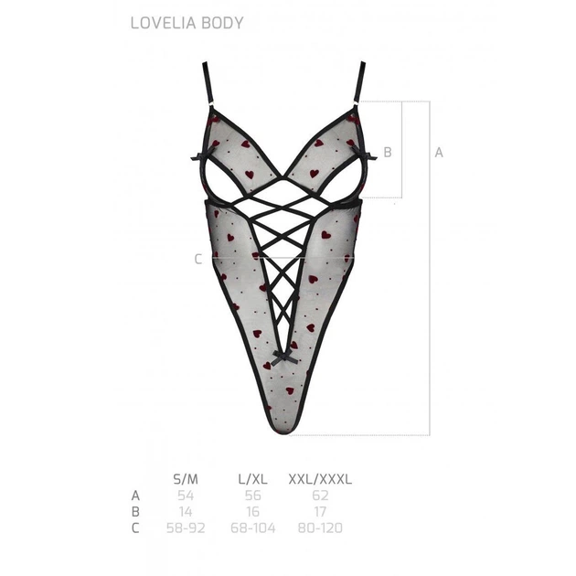 Боді Passion LOVELIA L/XL Чорний (SO4753) - изображение 7