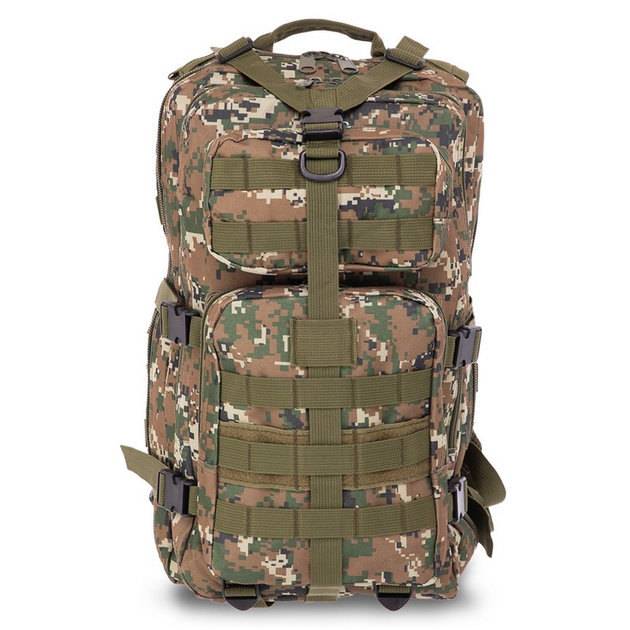 Рюкзак тактический рейдовый SP-Sport ZK-5509 размер 50х28х25см 35л цвет Камуфляж Marpat - изображение 2