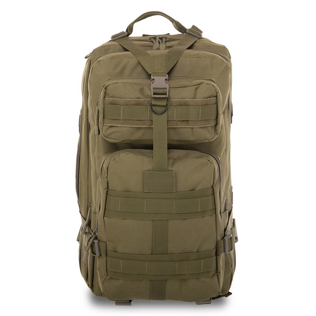 Рюкзак тактический рейдовый SP-Sport ZK-5510 размер 56х28х25см 35л цвет Оливковый - изображение 2