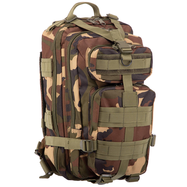 Рюкзак тактичний рейдовий SP-Sport ZK-5502 розмір 42х21х18см 25л Камуфляж Woodland - зображення 1