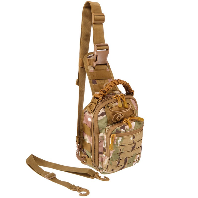 Рюкзак тактический патрульный однолямочный SP-Sport ZK-14 цвет Камуфляж Multicam - изображение 2