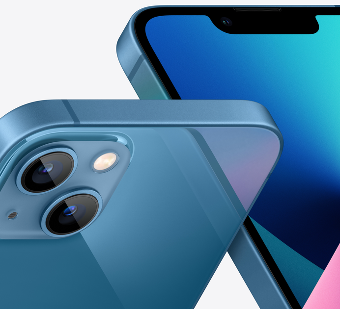 Smartfon Apple iPhone 13 mini 128GB Blue (MLK43) - obraz 4