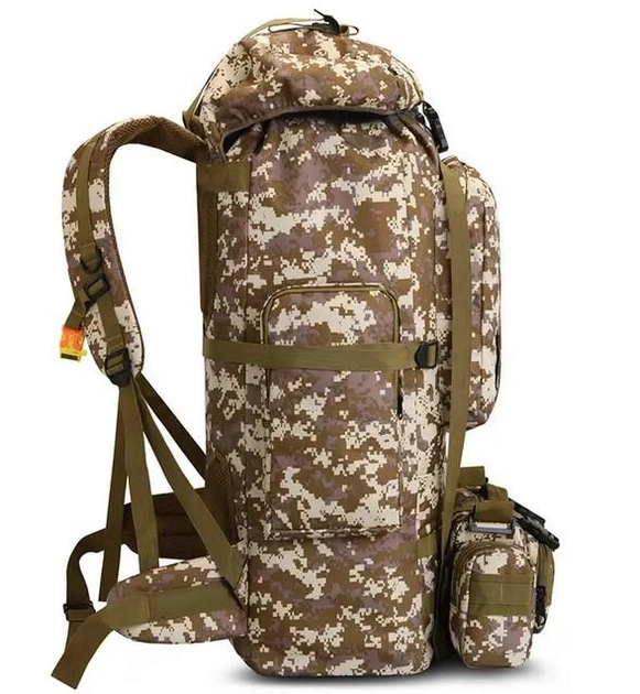 Тактический военный рюкзак Tactic-05 100л Пиксель - изображение 2