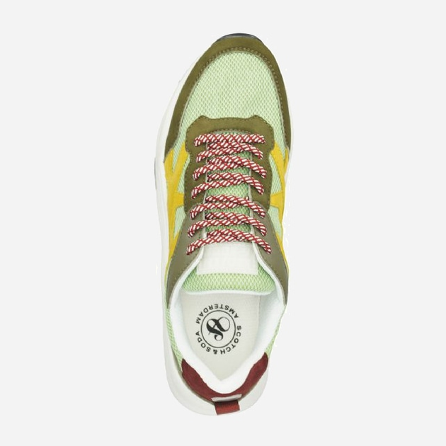 Sneakersy damskie na wysokiej platformie Scotch&Soda 24737845-S771 38 Zielone (4062035227759) - obraz 4