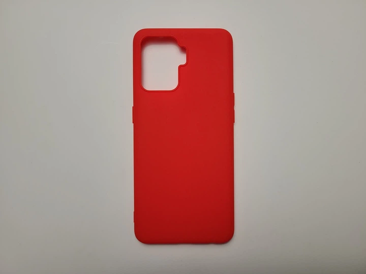 Чехол TPU Matte для Oppo Reno5 Lite бампер красный - Фото 1 Чехол TPU Matte для Oppo Reno5 Lite бампер красный - изображение 1