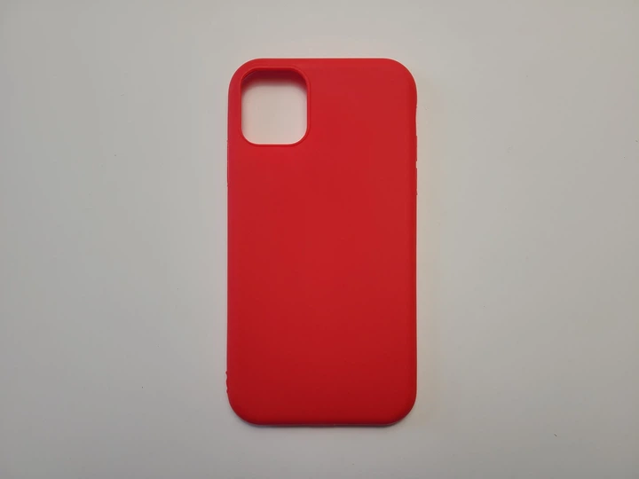Чехол TPU Matte для iPhone 11 бампер красный - Фото 1 Чехол TPU Matte для iPhone 11 бампер красный - изображение 1