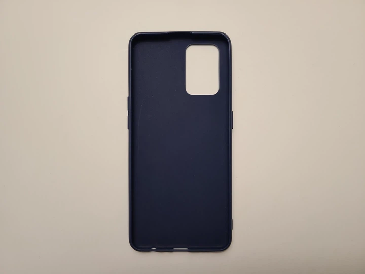 Чехол TPU Matte для Oppo A74 бампер синий - Фото 2 Чехол TPU Matte для Oppo A74 бампер синий - изображение 2
