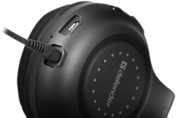 Навушники Defender FreeMotion B551 Bluetooth Black (63551) - зображення 2