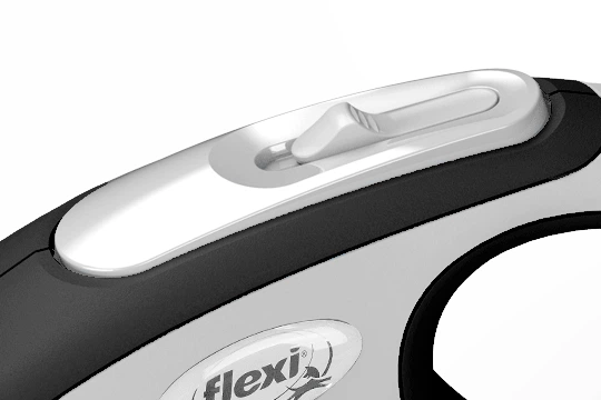 Поводок-рулетка Flexi (Флекси) New Comfort ХS для собак мелких пород, лента (3 м, до 12 кг) (черный) - изображение 4
