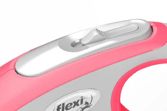 Повідець-рулетка Flexi (Флекси) New Comfort L для собак великих порід, стрічка (5 м, до 60 кг) (червоний) - Фото 4 Повідець-рулетка Flexi (Флекси) New Comfort L для собак великих порід, стрічка (5 м, до 60 кг) (червоний) - зображення 4
