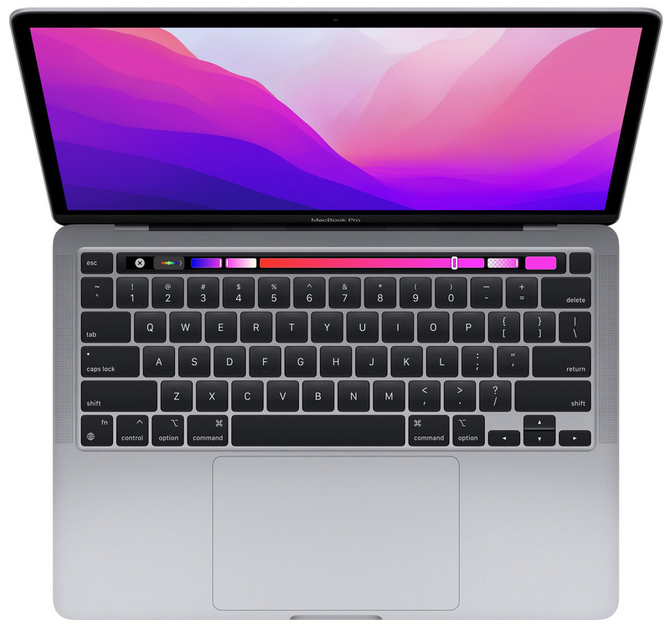 Ноутбук Apple MacBook Pro 13" M2 256Gb 2022 (MNEH3ZE/A) Space Gray - зображення 2