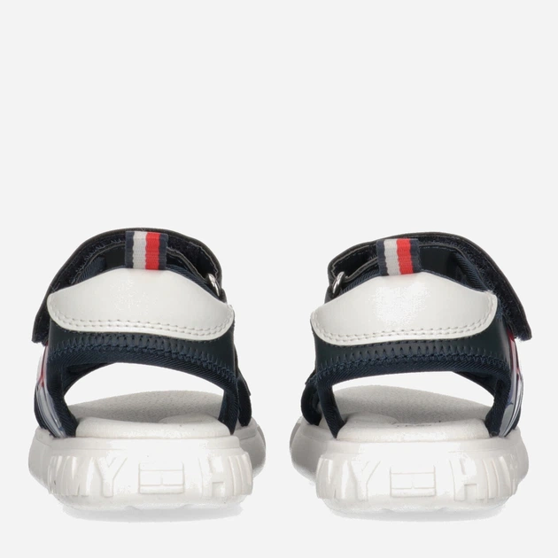 Sandały chłopięce Tommy Hilfiger Flag Velcro Sandal T1B2-32900-1355800- 31 Niebieskie (8052578176719) - obraz 3