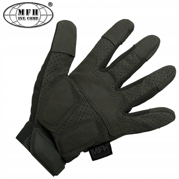Тактичні рукавички MFH Action Oliv M - зображення 2