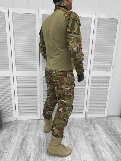 Тактичний військовий костюм Tactical, ( Убакс + Штани ), Камуфляж: Мультикам, Розмір: XXL - зображення 2