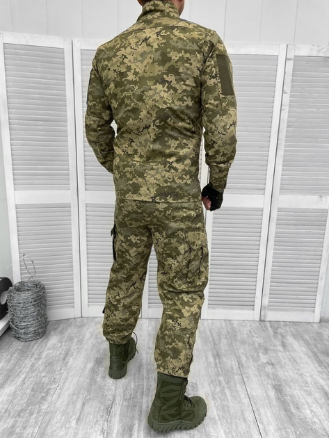 Тактичний військовий костюм Статутний ГОСТ, ( Кітель + Штани ), Камуфляж: Піксель ЗСУ ММ-14, Розмір: 56/5 - зображення 2