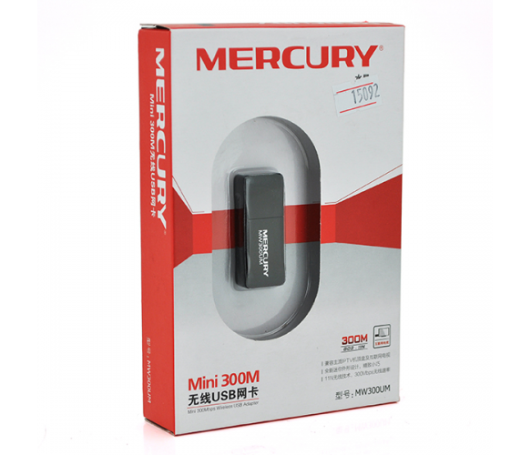 Бездротовий мережевий адаптер Wi-Fi - USB MERCURY mini mw300um, 802.11 b g n, 300MB, 2.4 GHz, WIN7 - XP-Vista-2K-MAC-LINUX, BO - Фото 2 Бездротовий мережевий адаптер Wi-Fi - USB MERCURY mini mw300um, 802.11 b g n, 300MB, 2.4 GHz, WIN7 - XP-Vista-2K-MAC-LINUX, BO - изображение 2