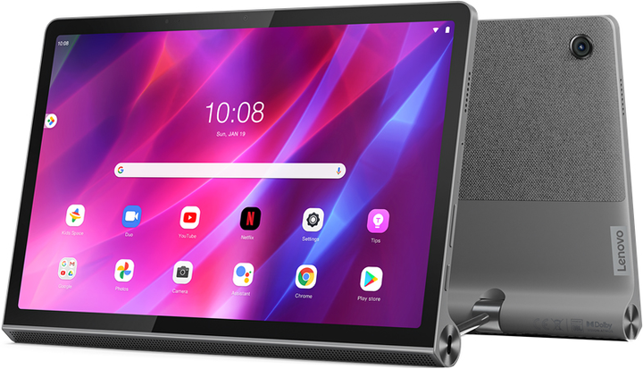 Планшет Lenovo Yoga Tab 11 4/128GB Wi-Fi Storm Grey (TABLEVTZA0082) - зображення 2