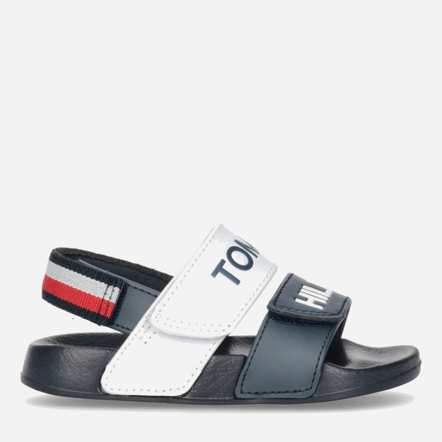 Sandały dziecięce Tommy Hilfiger Logo Velcro Sandal T1B2-32925-1172Y004 26 Blue/White/Red (8052578176849) - obraz 1