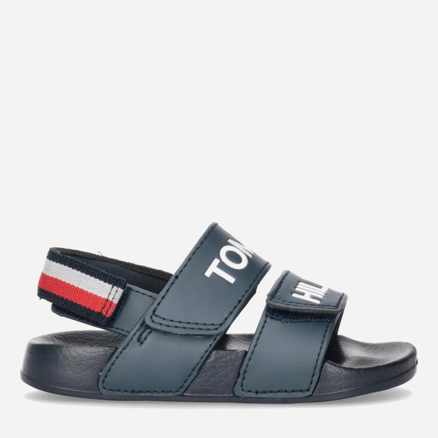 Sandały chłopięce Tommy Hilfiger Logo Velcro Sandal T1B2-32927-1172800- 31 Niebieskie (8052578177259) - obraz 1
