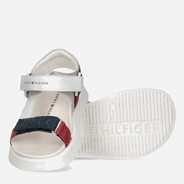 Sandały dziecięce dla dziewczynki Tommy Hilfiger Velcro Sandal T3A2-32767-0567Y004 33 Wielokolorowe (8052578184059) - obraz 3