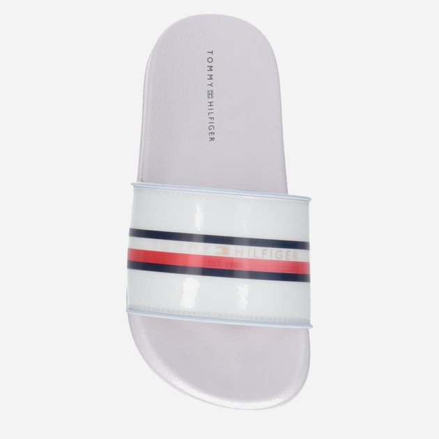 Klapki chłopięce Tommy Hilfiger Reflective Pool Slide T3B0-32931-1172100- 39 Białe (8052578193914) - obraz 2