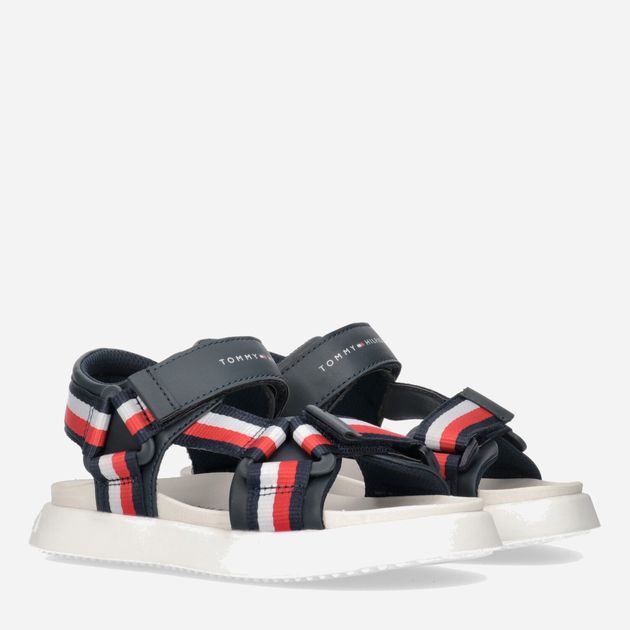 Sandały chłopięce Tommy Hilfiger Stripes Sandal T3B2-32905-1355800- 32 Niebieskie (8052578195246) - obraz 2