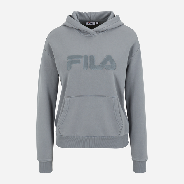 Bluza damska z kapturem kangurka Fila FAW0405-80027 L Szara (4064556361912) - obraz 4