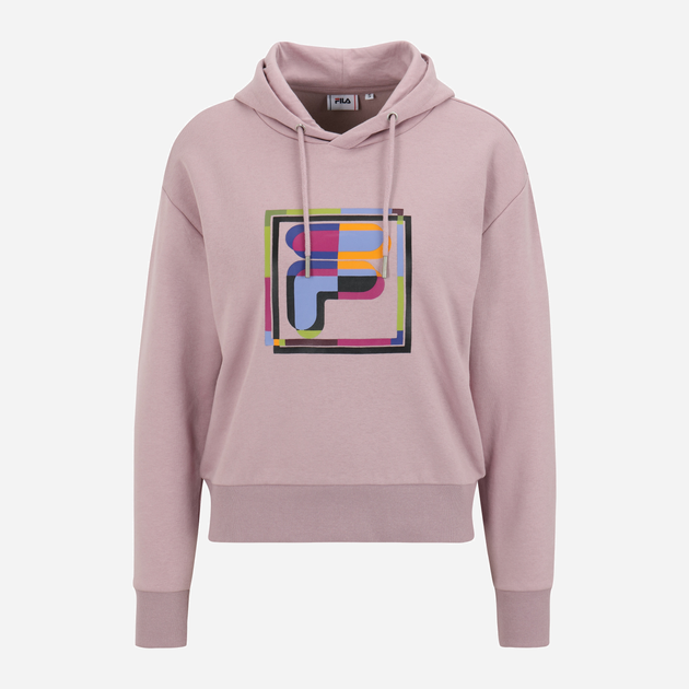 Bluza damska z kapturem krótka Fila FAW0275-40024 S Różowa (4064556300867) - obraz 4
