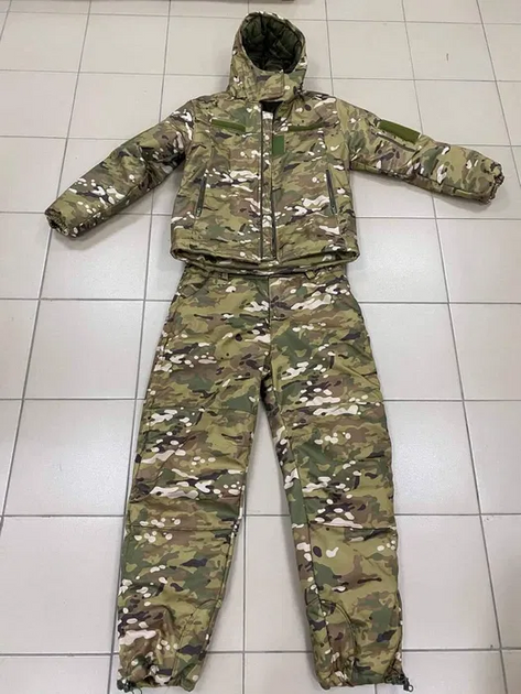Тактический костюм мультикам зимний softshell, костюм мультикам тактический военный, зимняя форма мультикам XL - изображение 1