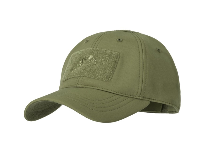 Бейсболка тактическая BBC Winter Cap Shark Skin Helikon-Tex Olive Green (Зелёная олива) One Size - изображение 1