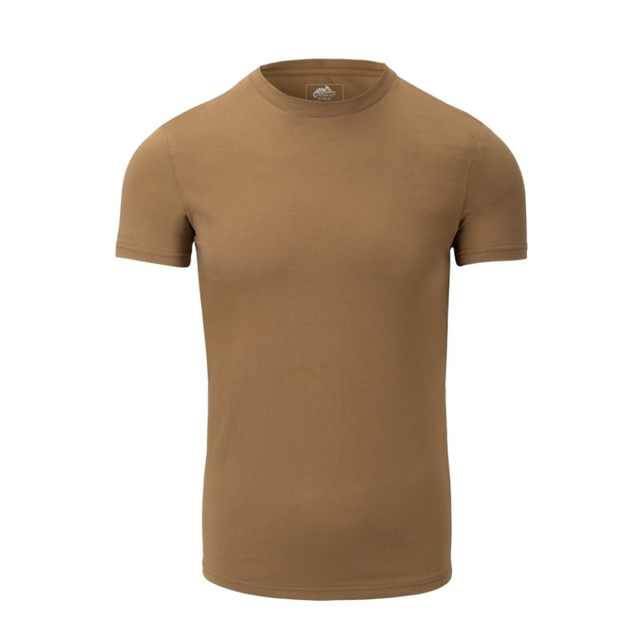 Футболка (Зауженый, Приталенный) T-Shirt Slim Helikon-Tex Black-Grey Melange XL Мужская тактическая - изображение 2
