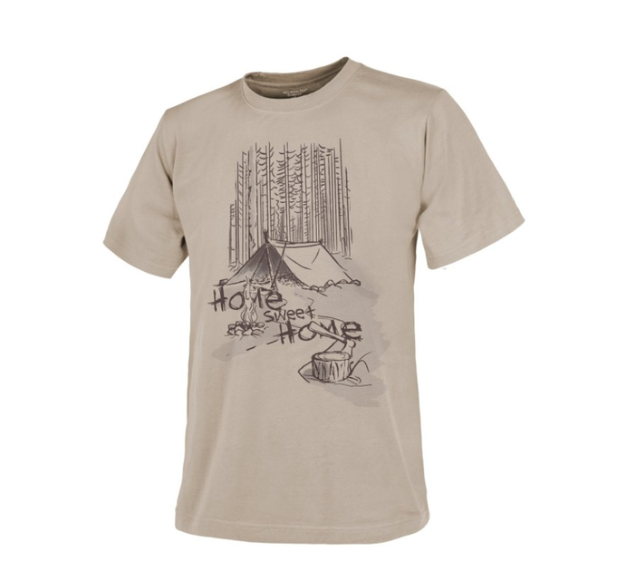 Футболка T-Shirt (Home Sweet Home) Helikon-Tex Khaki XXXL Мужская тактическая - изображение 1