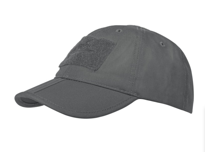 Бейсболка тактична Baseball Folding Cap Helikon-Tex Shadow Grey (Темно-сірий) One Size - зображення 1