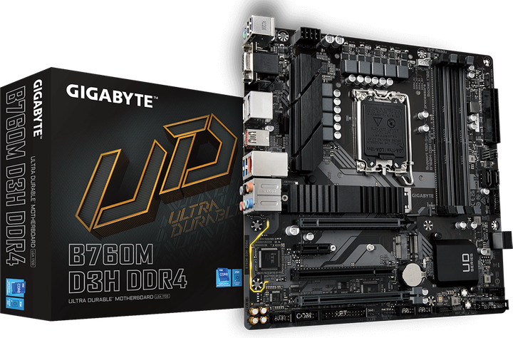 Материнская плата Gigabyte B760M D3H DDR4 (s1700, Intel B760, PCI-Ex16) - изображение 5