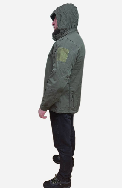Куртка утепленная зимняя 000024 (ХХЛ) ATTACK хаки - изображение 2