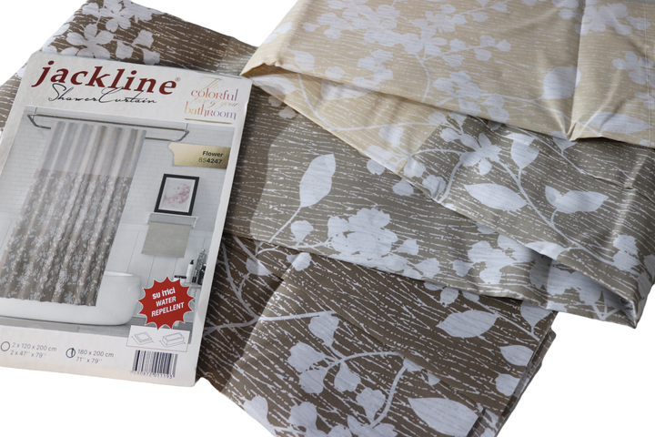 Шторка для ванної Tropik Flower 180*200 см BS4247 - зображення 3