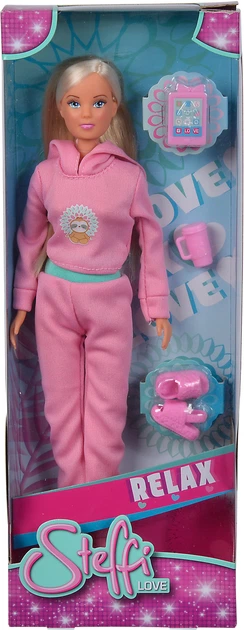 Lalka Simba Steffi Relax Różowy Dres (105733561) - obraz 7